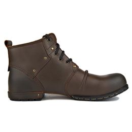 genuine leather crafts Australia - 2021 Area Quality Craft High Spring Rebite with Genuine Leather Boots From Men Fashion Shoes Winter Boot Cuvl