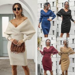 Buy Sweater One Piece Dress Women Online Shopping At Dhgate Com