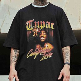 2pac Tupac Shakur calle Casual ropa de hombre de moda Hiphop estrella de Rap Camiseta de algodón de manga corta Camiseta Top T camisa BK 5 2pac Tupac Shakur calle Casual ropa de hombre de moda Hiphop estrella de Rap Camiseta de algodón de manga corta Camiseta Top T camisa BK 5