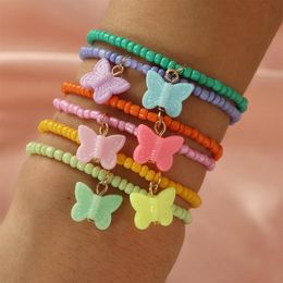 PANGRUI Stick Figure Hollow Out Metal Butterfly Charm Bangle Bracelet,Cute and Good Looking PANGRUI Stick Figure Hollow Out Metal Butterfly Charm Bangle Bracelet,Cute and Good Looking
