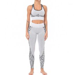 Frauen Yoga Set Mädchen Dame Sport Bh Kreuz Zurück Weste Stretch Hosen Frauen Yoga Set Mädchen Dame Sport Bh Kreuz Zurück Weste Stretch Hosen