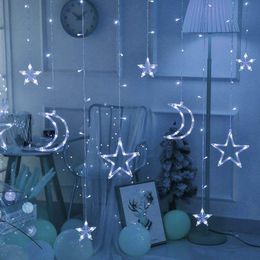 Noël DEL rideau fenêtre flocon de neige chaîne fée lumières étanches DECOR UK Noël DEL rideau fenêtre flocon de neige chaîne fée lumières étanches DECOR UK