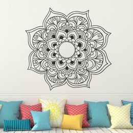 Details about   Wall Wallpapers Mandala Vinyl Decal Meditation Decoration Large Flower Bedroom