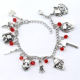 Child Movie Costume Halloween Jewelry Merchandise Gifts for Women Cheeky Horror Charm Bracelet Child Movie Costume Halloween Jewelry Merchandise Gifts for Women Cheeky Horror Charm Bracelet