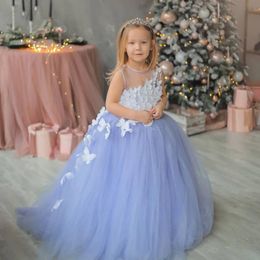 light blue butterfly dress