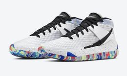 kevin durant shoes black and white