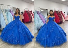 vestidos de 15 años royal blue
