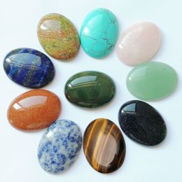 Wholesale 6pcslot good quality natural grey onyx Oval CAB CABOCHON 30x40mm charms beads for Diy jewelry making free shipping