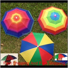 Nueva Vi Paraguas Sombrero De Adultos Y Niños Casquill... Nueva Vi Paraguas Sombrero De Adultos Y Niños Casquill...