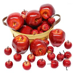 6pcs réaliste décoratif artificiel Faux Rouge Pommes Fruits Home Maison Decor 6pcs réaliste décoratif artificiel Faux Rouge Pommes Fruits Home Maison Decor