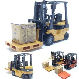 Aleación Carretilla elevadora Ingeniería para niños Vehículo de juguete Boy Tire Back Lift Car Aleación Carretilla elevadora Ingeniería para niños Vehículo de juguete Boy Tire Back Lift Car