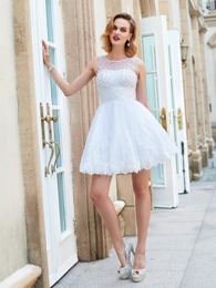 Compre al por mayor White Elegant Short Cocktail Dresses de bajo precio \u0026  de calidad con envío gratuito | Es.DHgate