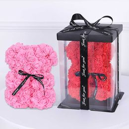 25 cm burbuja simulación rosa oso muñeca flores femenino cumpleaños regalo 25 cm burbuja simulación rosa oso muñeca flores femenino cumpleaños regalo