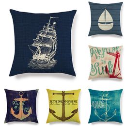 nautical throws and cushions