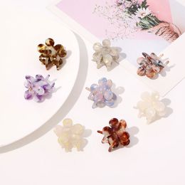 12 Pinzas De Acrílico Florales Pequeñas Pinzas De Pelo Mini 12 Pinzas De Acrílico Florales Pequeñas Pinzas De Pelo Mini