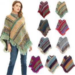 ladies knitted poncho uk