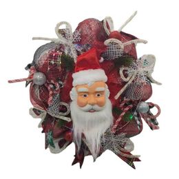 Flor de Navidad anillo de ratán puerta de adorno decoration40cm Flor de Navidad anillo de ratán puerta de adorno decoration40cm