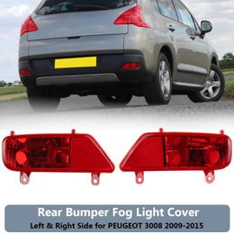 left drivers UK - Emergency Lights Right  Left Rear Tail Bumper Fog Light Lamp Cover Case Side Passenger Driver N s For 3008 2009-2021