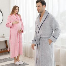 Color : Blue, Size : XL LiRuiPengSY GWDJ Pajamas Male Winter Thicken Night Gown Male Large Size Autumn Pink Blue Winter Couple Pajamas Long Section Convenient Household Bathrobe Color : Blue, Size : XL LiRuiPengSY GWDJ Pajamas Male Winter Thicken Night Gown Male Large Size Autumn Pink Blue Winter Couple Pajamas Long Section Convenient Household Bathrobe