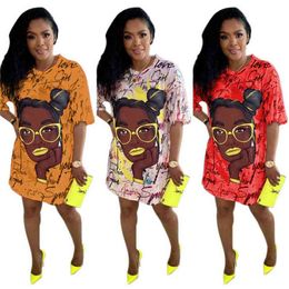 Casual one piece dress knee length Clearance