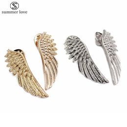 YYOGG Brooch Copper Micro-Inlaid Zircon Pierced Feather Wings Pearl Brooch Pin Personalized Clothing Women YYOGG Brooch Copper Micro-Inlaid Zircon Pierced Feather Wings Pearl Brooch Pin Personalized Clothing Women
