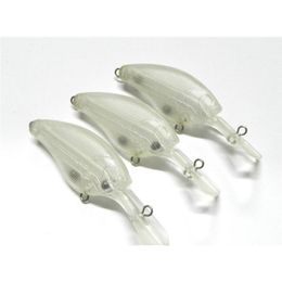 10PCS Unpainted Crankbait Fishing Lure Body Blank lures 7.5cm 10.2g BLO 10PCS Unpainted Crankbait Fishing Lure Body Blank lures 7.5cm 10.2g BLO