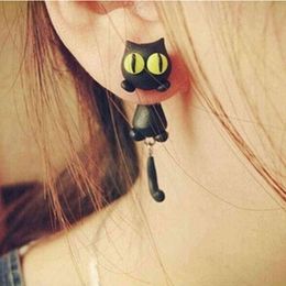 Women Girl Fashion Polymer Clay White Rabbit Stud Earrings Piercing Ear Jewelry Women Girl Fashion Polymer Clay White Rabbit Stud Earrings Piercing Ear Jewelry
