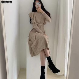 Buy Autumn Winter One Piece Casual Dress Online Shopping At Dhgate Com