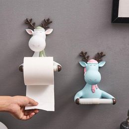 Brass Tissue Paper Holder SMILE PIG Figurine Hang Vintage Toilet Wall Home Decor