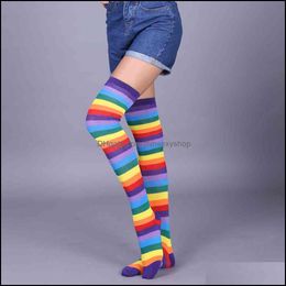 Rainbow Striped Colorful Short Tube Sock Wild Men Women Cosplay Stage Show Socks Rainbow Striped Colorful Short Tube Sock Wild Men Women Cosplay Stage Show Socks