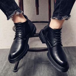 Zapatos de vestir de moda para hombre joven Zapato de cuero para perezosos  38-48-Negro | Linio México - GE598FA0SJVLILMX