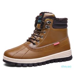 Men/'s Hiking//Walking Leather Waterproof High Rise Boots Women/'s Lightweight Trekking Footwear Winter Warm Cotton Lining Lace up Casual Comfortable Shoes for Sports Running Size 36-44