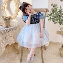 sky blue dress for kids
