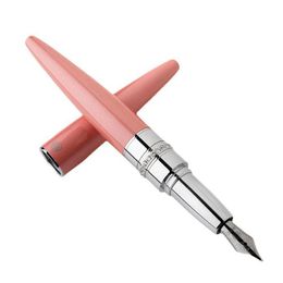Hero 70 360 Degree Writing Rose Red Metal Fountain Pen Smooth 0.5mm Nib Writing