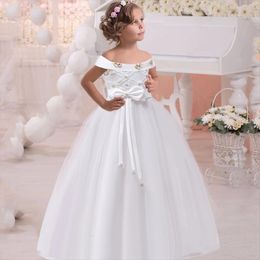 white wedding dresses for kids