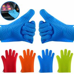 De silicona guantes aislamiento calor del horno guantes microondas guantes resistentes al calor de Clip Anti-hirviendo horno de microondas antideslizante guante De silicona guantes aislamiento calor del horno guantes microondas guantes resistentes al calor de Clip Anti-hirviendo horno de microondas antideslizante guante