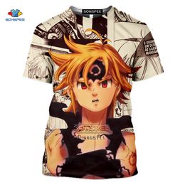 F4 Nanatsu No Taizai Polera Algodón Hombre F4 Nanatsu No Taizai Polera Algodón Hombre
