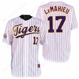 lsu baseball jersey white
