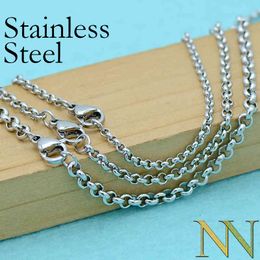 18" 20" 24" Stainless steel Box Chain Necklace Finished Minimal Jewelry 10pcs