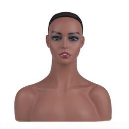 Tête de mannequin en plastique pour homme réaliste pour...