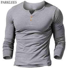 Long Sleeve Henley Shirts 
