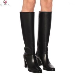 Women Long Riding Boots with Point Toe Fashion Chunky Plush Zip Over The Knee Casual Formal Large Size Shoes Women Long Riding Boots with Point Toe Fashion Chunky Plush Zip Over The Knee Casual Formal Large Size Shoes