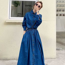 long jeans frock