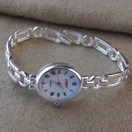 solid silver watch womens