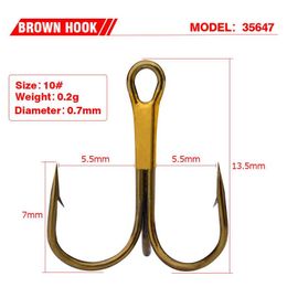Stainless Steel 2.831.57Inch Treble Hook 5Pcs Sturdy High Carbon Steel Treble Hooks,for Freshwater Saltwater Fish Trackle 