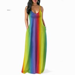 rainbow plus size dresses