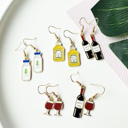 Pendientes De Vino Pendientes De Mini Alimentos Mini Joyas A Pendientes De Vino Pendientes De Mini Alimentos Mini Joyas A
