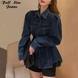 peplum denim jacket plus size