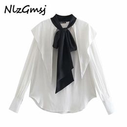 camisas con corbata para mujer