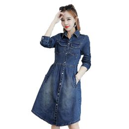 jean dress knee length